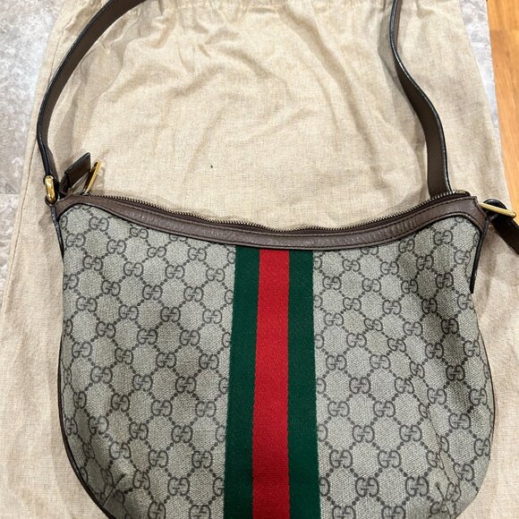 Gucci GG Ophidia Half Moon Crossbody - Picture 2 of 4